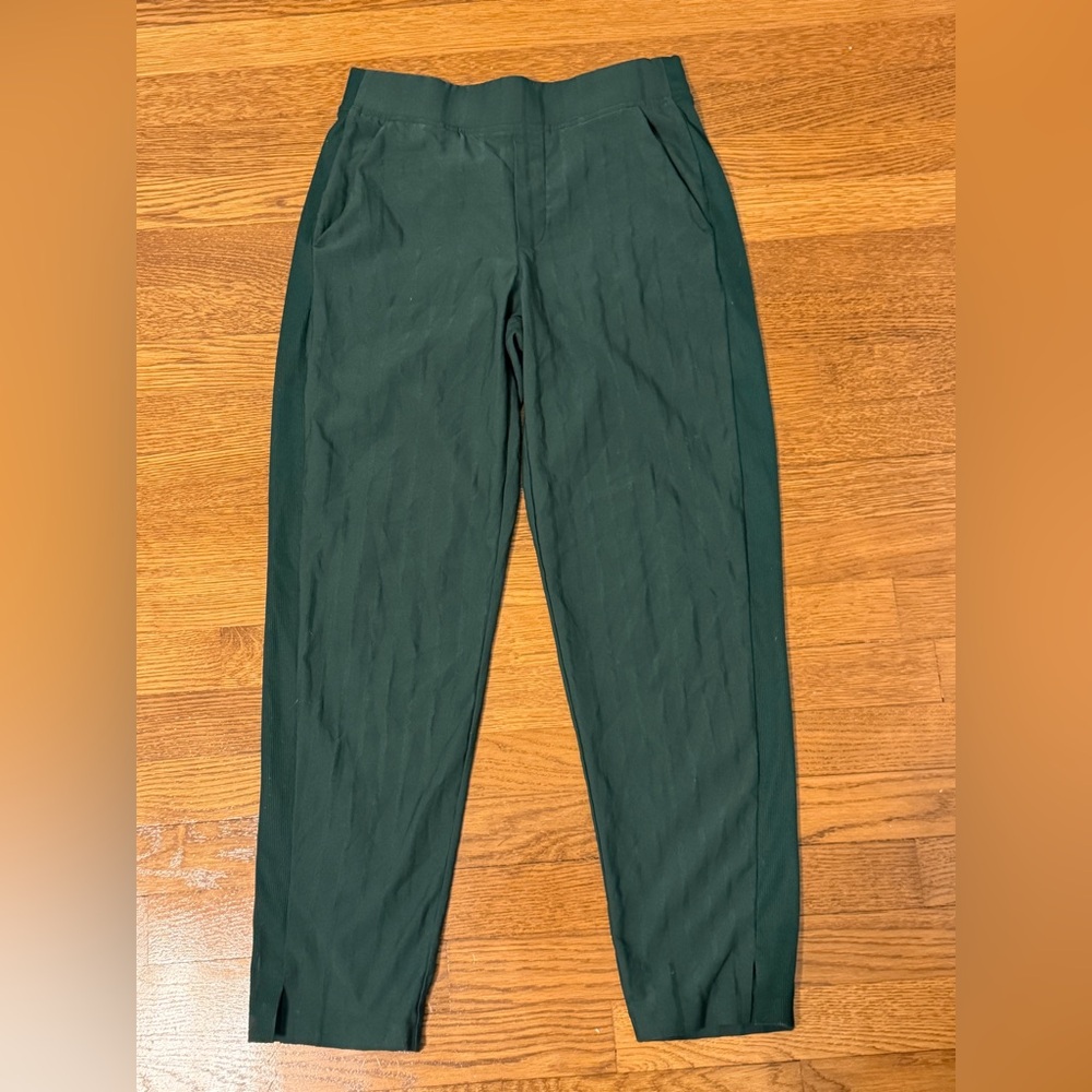 Athleta Green Striped Brooklyn Pant